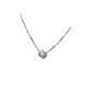 COLLANA IN ARGENTO 925 E MOISSANITE PUNTO LUCE  0,1  KT MOD. 78908 [369c1c3e]