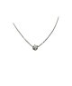 COLLANA IN ARGENTO 925 E MOISSANITE PUNTO LUCE  0,1  KT MOD. 78908 [efba5f33]