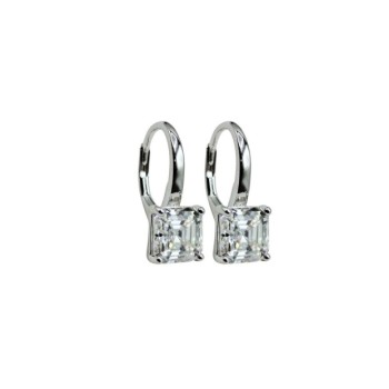ORECCHINI IN ARGENTO 925 E MOISSANITE MONACHELLA P.LUCE 4,0 KT MOD. 79016 [58e4abfb]