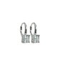 ORECCHINI IN ARGENTO 925 E MOISSANITE MONACHELLA P.LUCE 4,0 KT MOD. 79016 [58e4abfb]