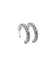ORECCHINI IN ARGENTO 925 E MOISSANITE  CERCHIO 1,8 KT MOD. 79326 [78d8884d]