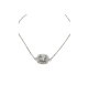 BRACCIALE IN ARGENTO 925 E MOISSANITE CENTRALE QUADRATO 1,0 KT MOD. 79378 [e08106e7]