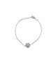 BRACCIALE IN ARGENTO 925 E MOISSANITE CENTRALE TONDO 0,3 KT MOD. 79382 [6efc5902]
