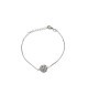 BRACCIALE IN ARGENTO 925 E MOISSANITE CENTRALE TONDO 0,3 KT MOD. 79382 [b7da1a0f]