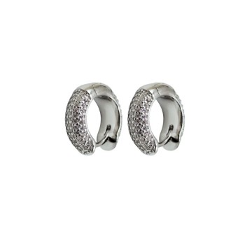 OR. CERCHI BICOLOR CON ZIRC. MOD. E2975 [1cf16514]