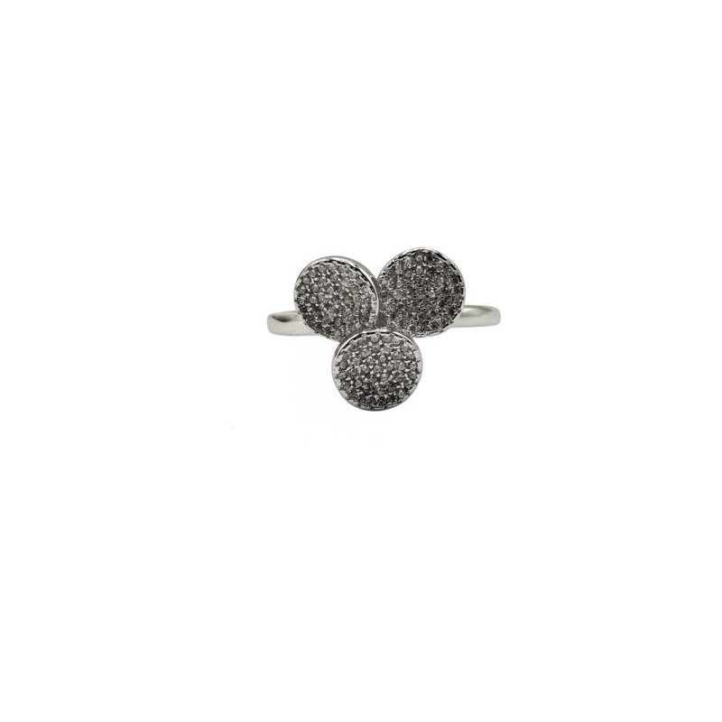 Anello tondi in argento 925 e zirconi mod. r1852 [5af3bc4a]