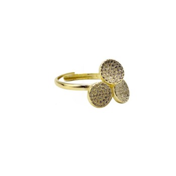 Anello tondi in argento 925 e zirconi mod. r1852 [b3b8a0f7]