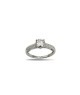 ANELLO SOLITARIO IN ARGENTO E MOISSANITE 1,0  KT MOD. 79392 [241ca8dc]
