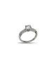 ANELLO SOLITARIO IN ARGENTO E MOISSANITE 1,0  KT MOD. 79392 [fd3aebd1]