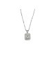 COLLANA IN ARGENTO 925 E MOISSANITE PENDENTE RETTANGOLO 1,0 KT MOD. 79396CL [60460905]