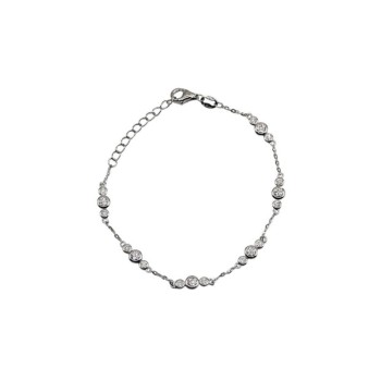 BRACCIALE IN ARGENTO 925 E MOISSANITE  0,6 KT MOD. 79411 [4e2054de]