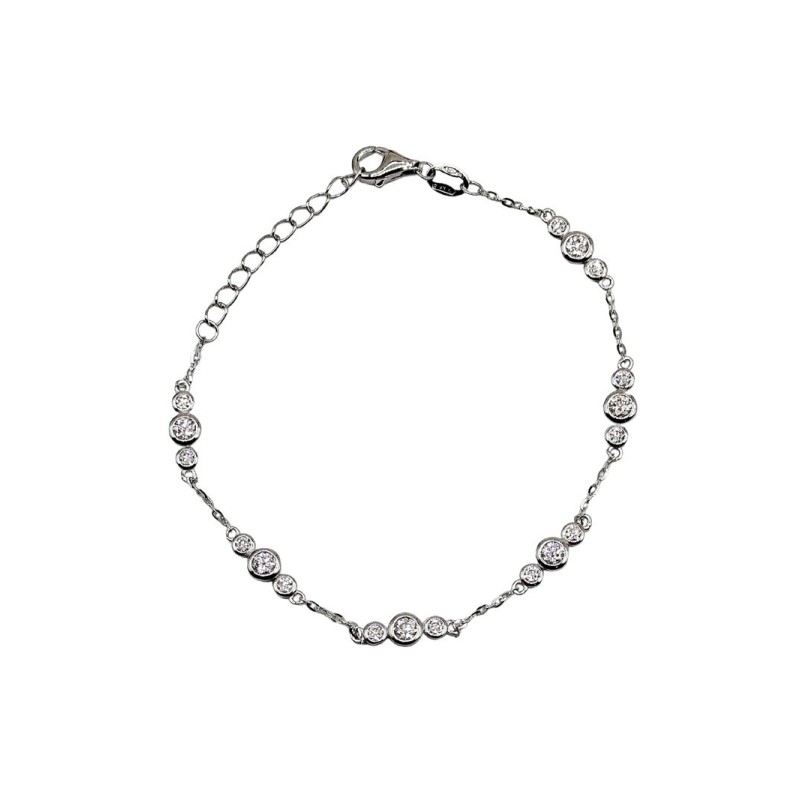 BRACCIALE IN ARGENTO 925 E MOISSANITE  0,6 KT MOD. 79411 [4e2054de]