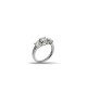 ANELLO TRILOGY IN ARGENTO 925 E MOISSANITE 1,2 KT mod. 79423 [f824bb84]