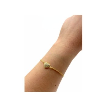 Bracciale cuore maglia popcorn mod. B0538 [51d16142]