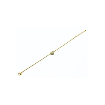 Bracciale cuore maglia popcorn mod. B0538 [e6cca046]