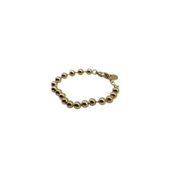 bracciale in acciaio con sfere lucide medie mod. itabr1067 [debce994]