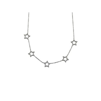 collana in acciaio con stelle mod. itacat1153 [c2835f50]
