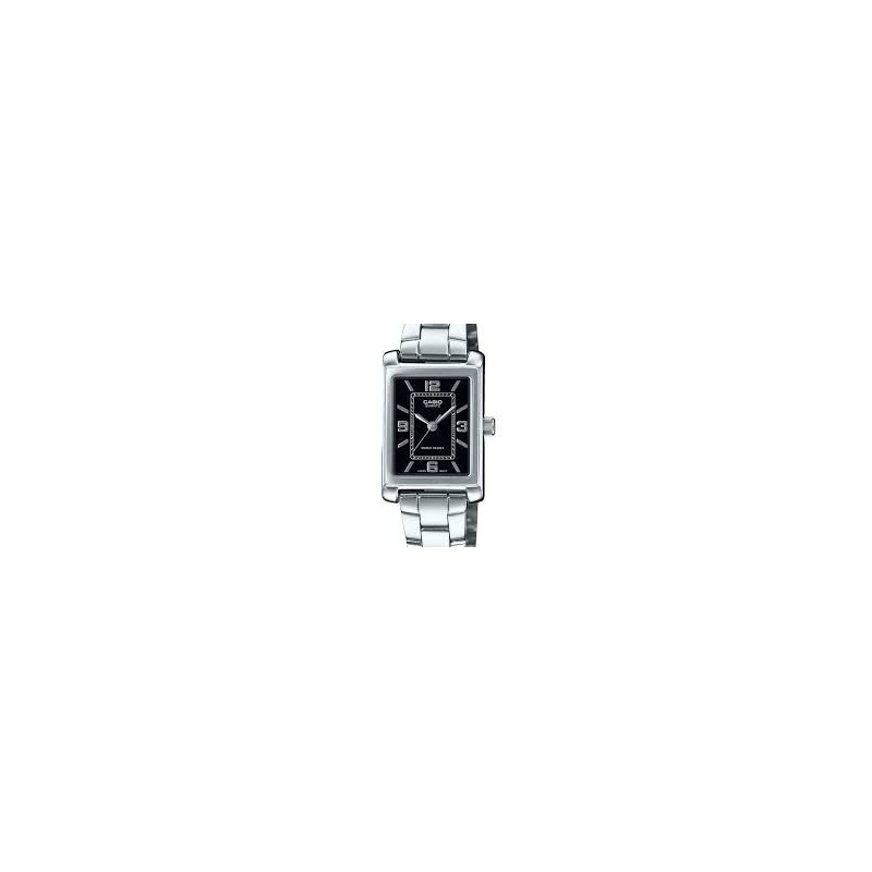 OR. CASIO DONNA ACCIAIO QUAD. NERO MOD. LTP-1234DD-1ADF [5bae239b]