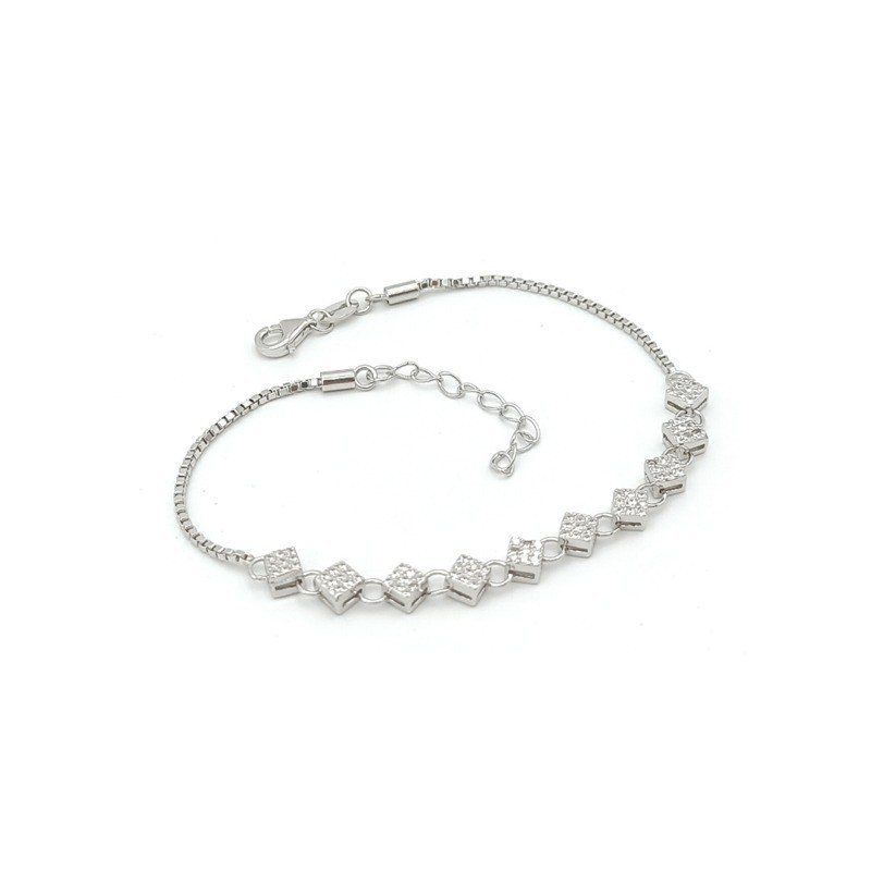 Bracciale con quadri in argento Mod. TGHBR1505B [bc1bb7f7]