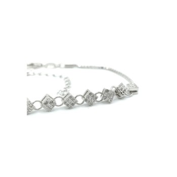 Bracciale con quadri in argento Mod. TGHBR1505B [653df4fa]