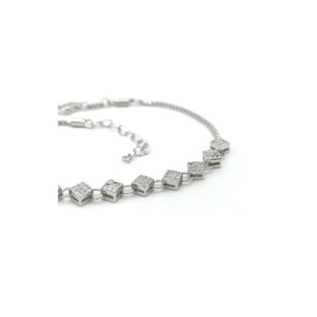 Bracciale con quadri in argento Mod. TGHBR1505B [d22035fe]