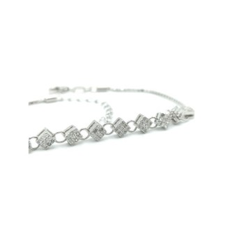 Bracciale con quadri in argento Mod. TGHBR1505B [d77072e0]