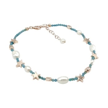 Collana Pietre e Perle Batù Mod.TGHCLST11 [56f24051]
