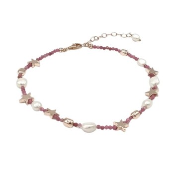 Collana Pietre e Perle Batù Mod.TGHCLST11 [5ea64db8]