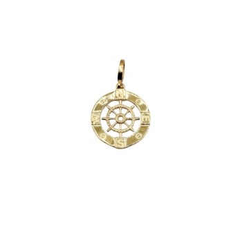 pendente uomo timone in argento mod. tghpd1094 [0e1b4d0b]