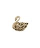 spilla cigno in argento dorato mod. tghspcignogd [b87f18eb]