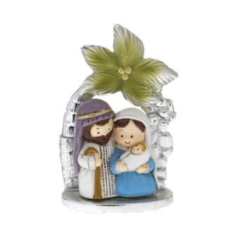 PRESEPE CERAMICA ARGENTATA, MOD. 8562-02 [9dfb185e]