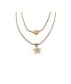 Collana in acciaio 316L  anallergico composta da 2 fili Mod.CLD00312 [a12e2425]