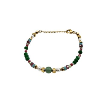 Bracciale in acciaio 316L Swarovsky multi colorMod.BRD00537 [d2c5e2a5]
