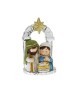 PRESEPE CERAMICA ARGENTATA, MOD. 8562-04 [8f10cb5a]