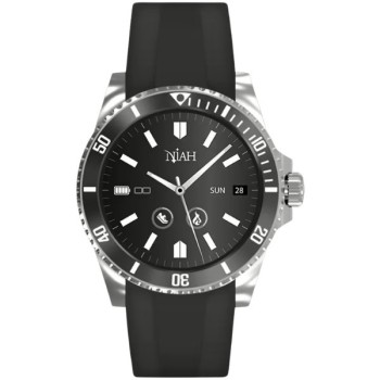 SMARTWATCH TECHMADE NEPTUNE SILICONE MOD. NH-NEPTUNE-SBK [8cf93fe4]