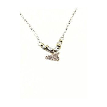 collana sicilia in argento e zirconi mod. itaargcl090a [7e18b302]