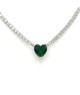 collana tennis kamalii in argento mod. tghcl16 [0221784b]