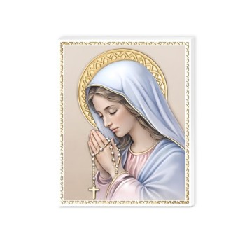 PANNELLO 20X25 MADONNA ROSARIO MOD. 81627/5L [28495c28]