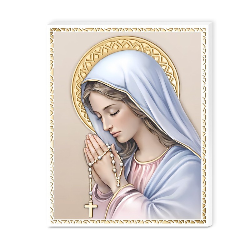 PANNELLO 20X25 MADONNA ROSARIO MOD. 81627/5L [28495c28]