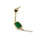 BR.IN ARG.DORATO CON PIETRA VERDE mod. ITAARGBR988 [af97ec36]