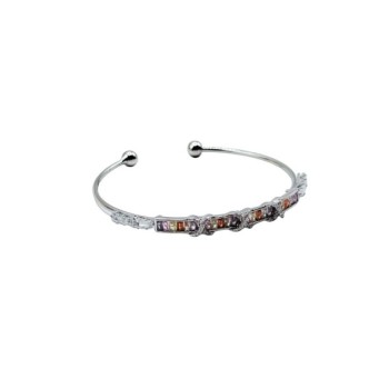 bracciale in acciaio con zirconi mod. brd00161 [c4612164]