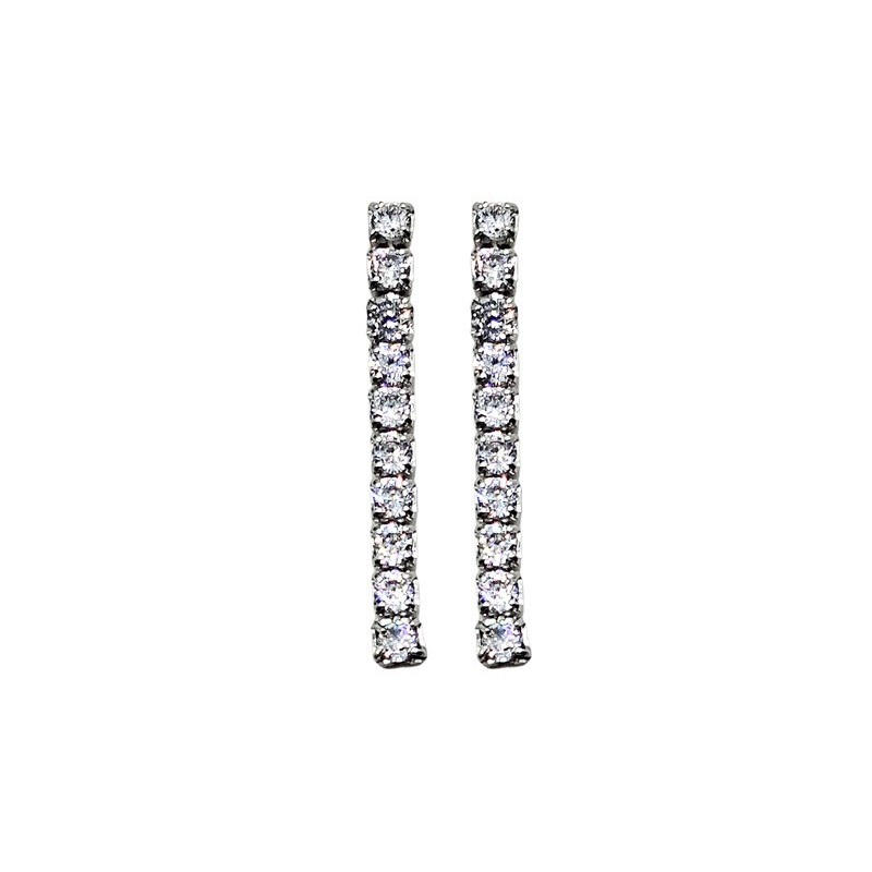 orecchini tennis in argento mod. tghea1529 [89438b1b]
