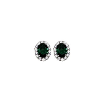 ORECCHINI OVALE PRINCESS ARG. E ZIRCONI MOD. TGHEA3102 [2a0ead8e]