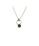 Collana in argento con pendente tondo e zircone mod. ITAARGCL1426 [3b421295]