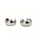 orecchini creole spesse lisce in argento mod. 72806 [c094b652]