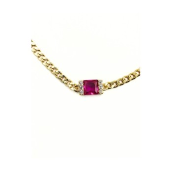 BRACCIALE IN ARGENTO CON ZIRCONE BAGUETTE MOD. BIARP26 [1de48178]