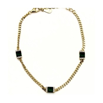BRACCIALE IN ARGENTO CON ZIRCONE BAGUETTE MOD. BIARP26 [8a6ca4d9]