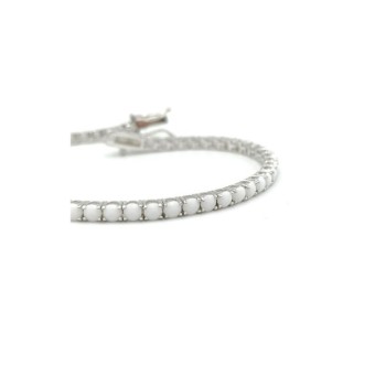 Bracciale tennis in argento con opale Mod. BRTEN.3MM18MIL [fa7a1f8a]