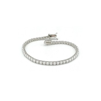 Bracciale tennis in argento con opale Mod. BRTEN.3MM18MIL [4d67de8e]