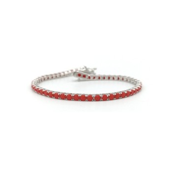 Bracciale tennis in argento con opale Mod. BRTEN.3MM18MIL [68824f4f]